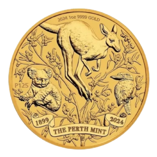 100 Dollari - 125° anniversario Perth Mint